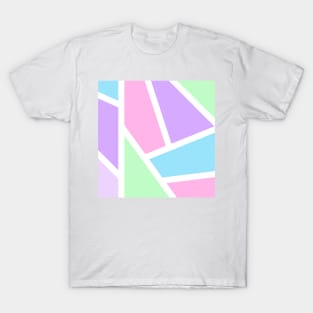 Pastel Color Blocking T-Shirt